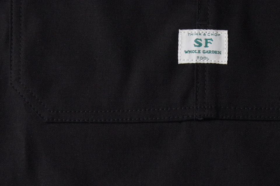 SASSAFRAS(ササフラス)WATERING APRON ブラック(キャンバス)