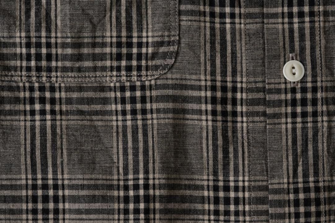 Another 20th Century(アナザートゥエンティースセンチュリー)Walter's Corn-Venti Shirts チェック(ベージュ/ブラック)