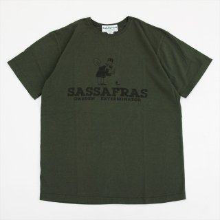 SASSAFRAS（ササフラス）SF Exterminator T（Tシャツ）オリーブ