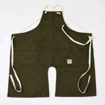 Suolo（スオーロ）onG apron カーキ（チノクロス）