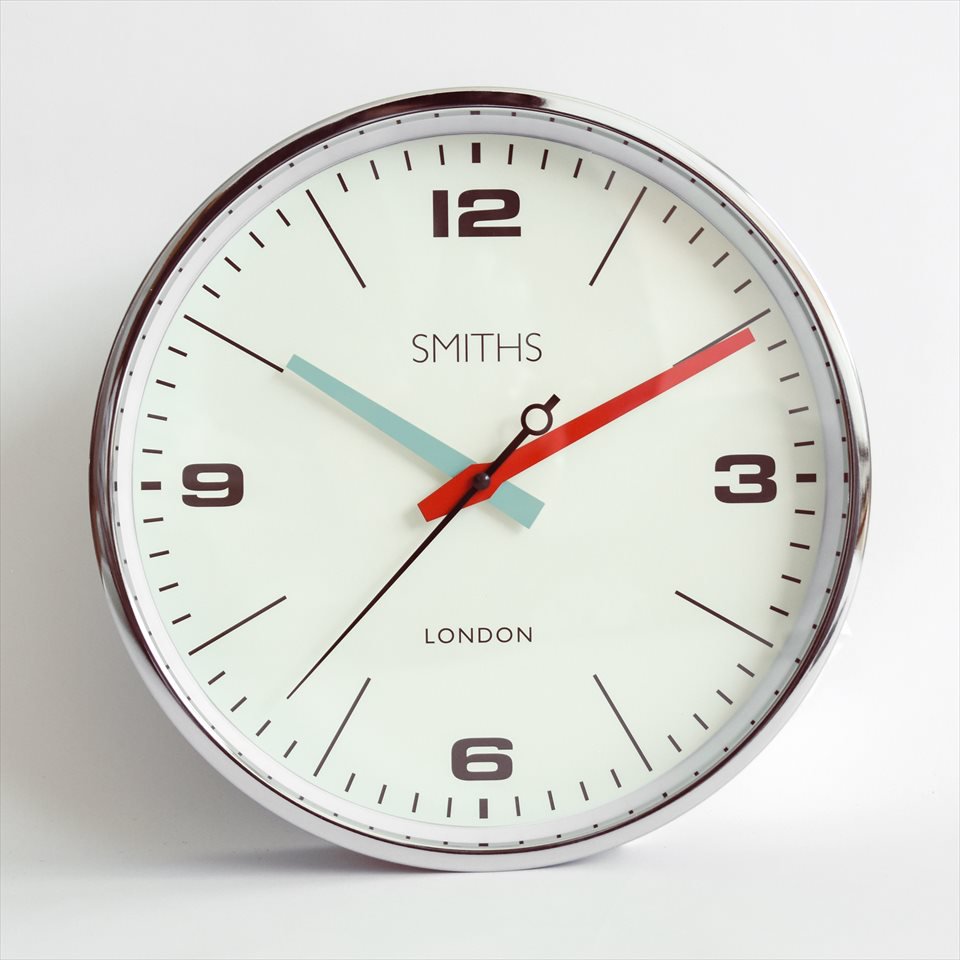 サイン・掲示用品 パネル ロジャーラッセル LON／SM／RED 掛け時計 Roger Lascelles Smiths clocks スミスデザインクロック  送料区分中 | iys-france.com