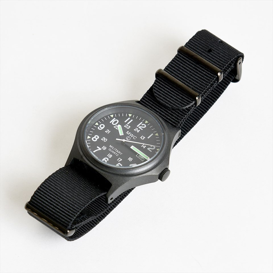 スイスMWC（ミリタリーウォッチカンパニー）Genuine G10 Watch ブラック