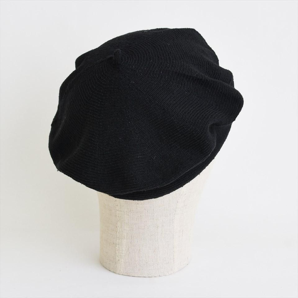 フランスkanopi カノピ Le Beret Francais ル ベレー フランセ Ecojean ブラック コットンベレー帽