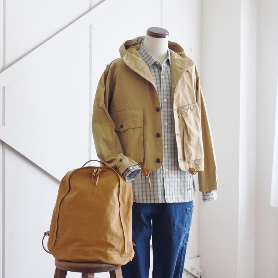 Suolo（スオーロ）WOODPACK ゴールド（ミリタリーキャンバス）