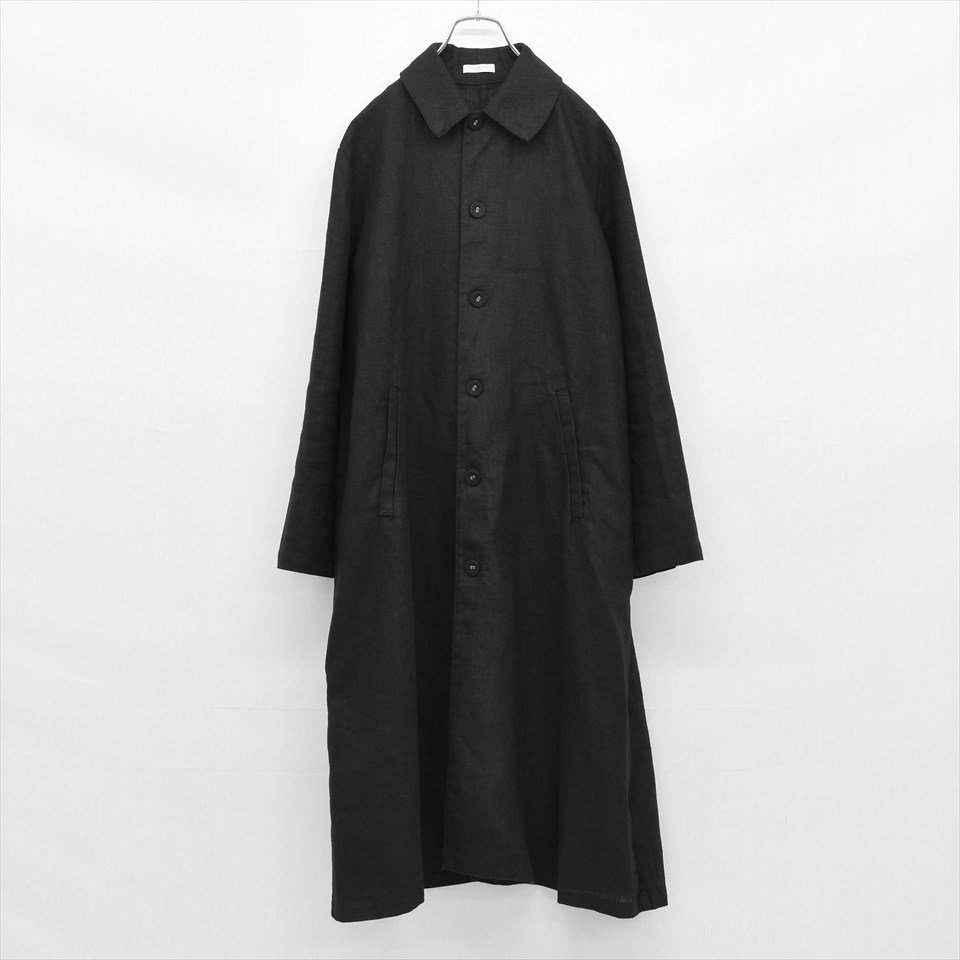 fog linen work（フォグリネンワーク）デルフィーナコート ブラック