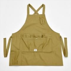 Sassafras（ササフラス）エプロン WHOLE HOLE APRON ベージュ（C