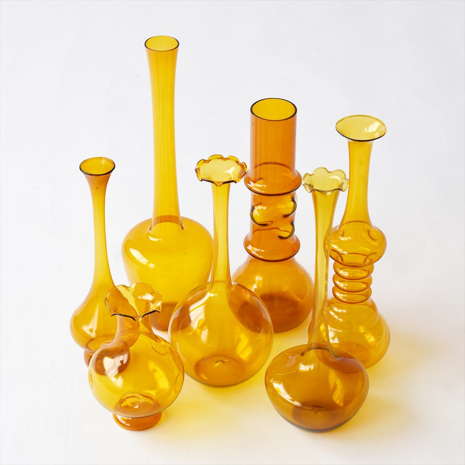 ヴィンテージ】1960～70年代DDR東ドイツLauscha Glas Amber No.4 DDR（東ドイツ）