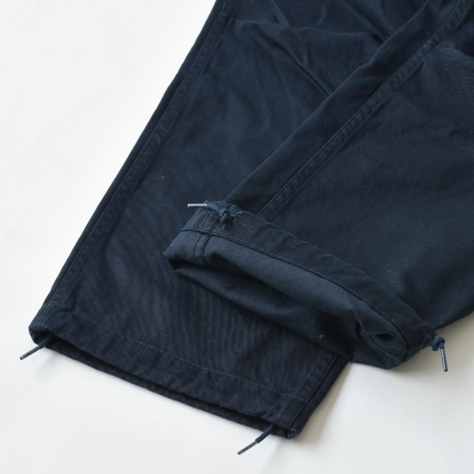Sassafras（ササフラス）DIG CREW PANTS ネイビー（チノ）