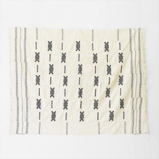 ブルキナファソ 刺繍布 200×160cm（ブランケット）A
