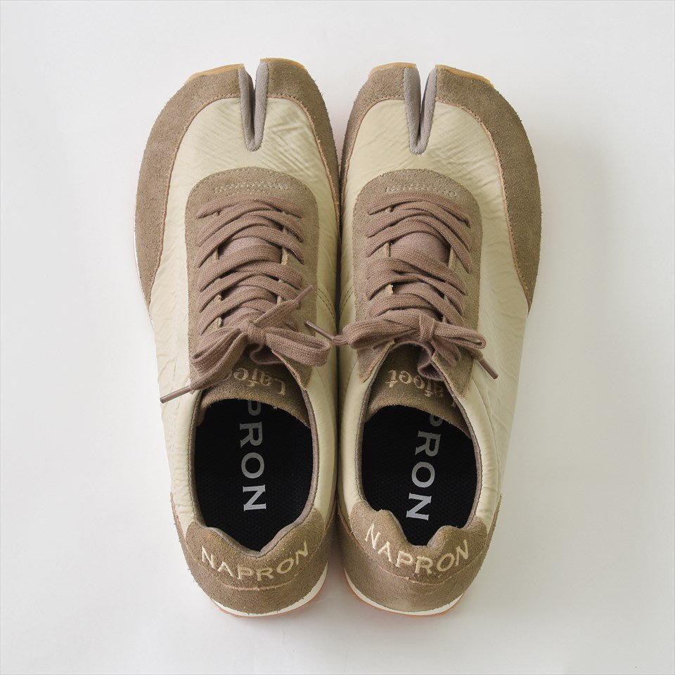 Napron（ナプロン）x Lafeet（ラフィート）TABI SNEAKER Ⅱ ベージュ