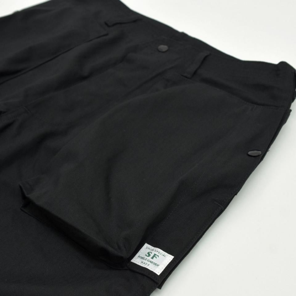 Sassafras（ササフラス）DIG CREW PANTS オリーブ（ヘリンボーン）