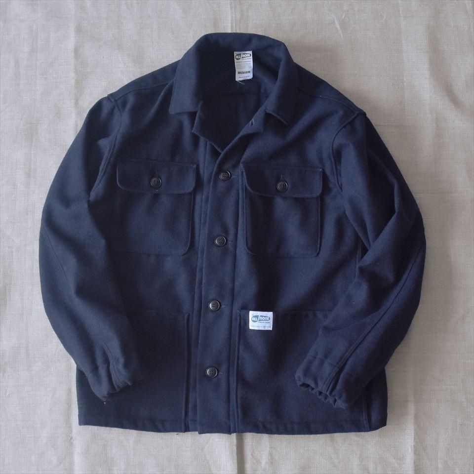 最前線の allinone（オールインワン）SMOCK TOP ネイビー（メルトン） パンツ