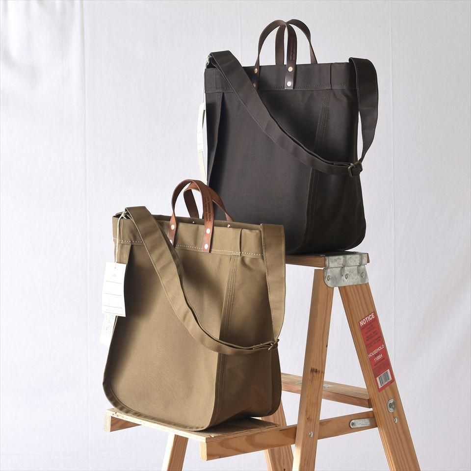 激レア UTO LINEMAN BAG トートバッグ ショルダーバック UTO（ユート）LINEMAN BAG カーキ（パラフィンキャンバス