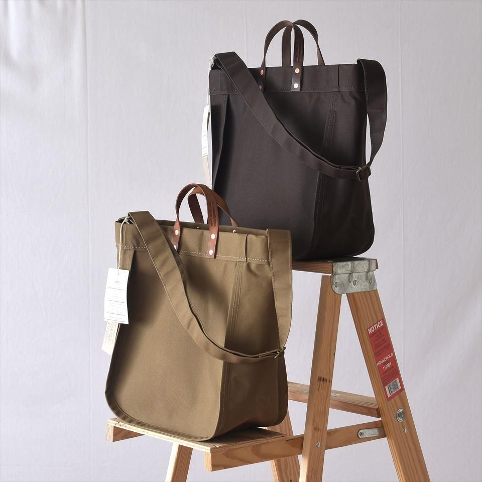 新着入荷の通販 UTO（ユート）LINEMAN ダークチョコ（パラフィンキャンバス BAG バッグ