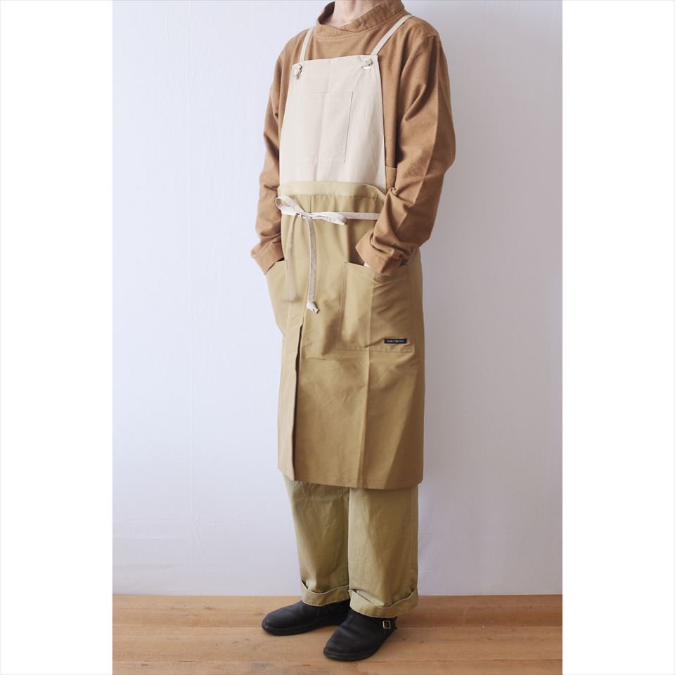 Napron（ナプロン）AP-36 UTILITY 2WAY APRON ベージュ（60/40クロス）