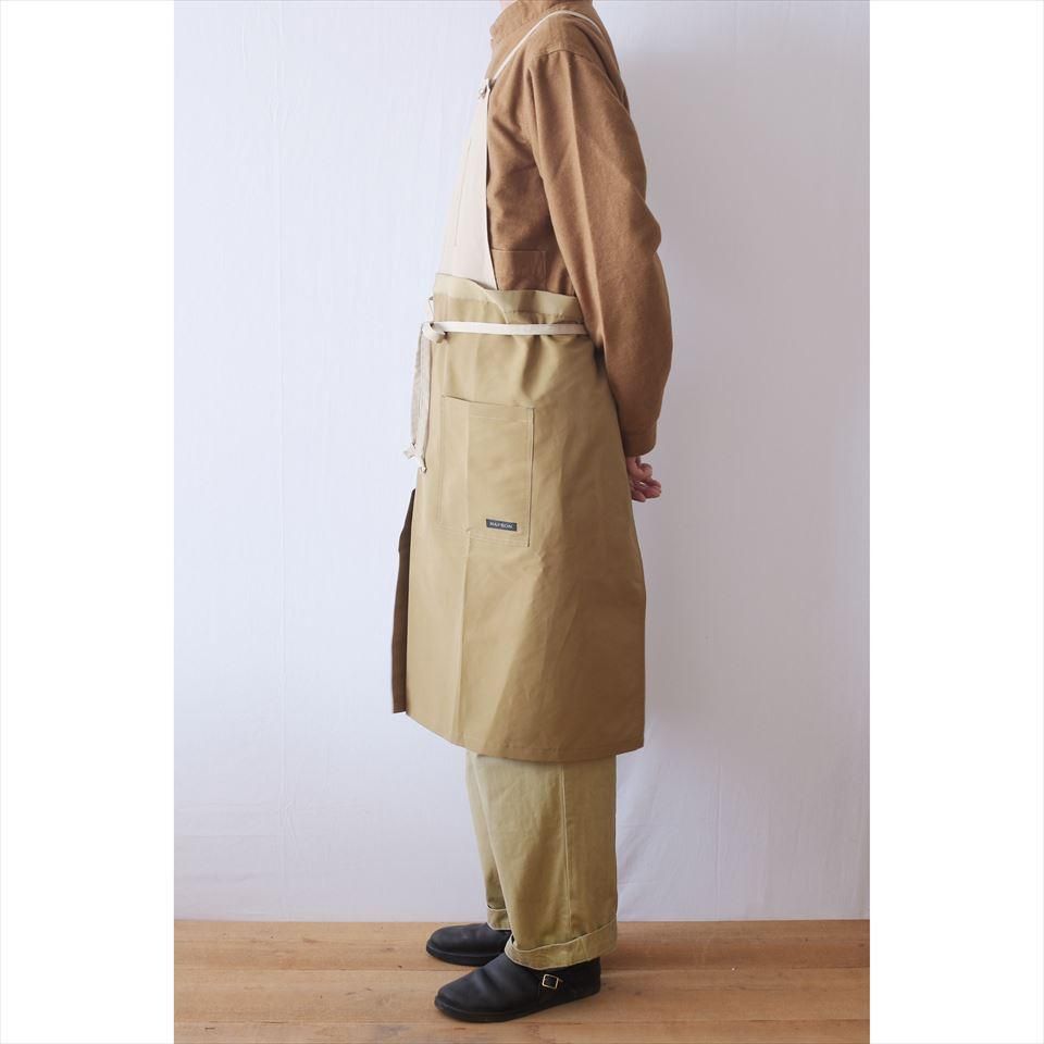 Napron（ナプロン）AP-36 UTILITY 2WAY APRON ベージュ（60/40クロス）