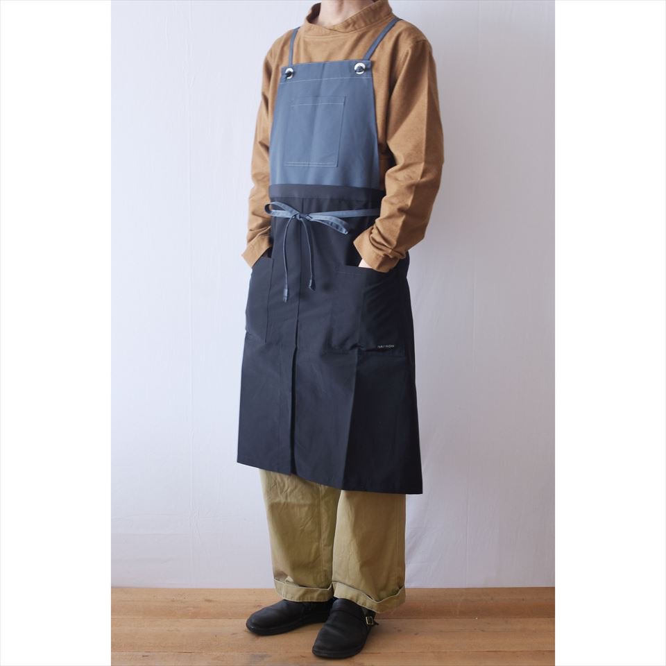 Napron（ナプロン）AP-36 UTILITY 2WAY APRON ブラック（60/40クロス）