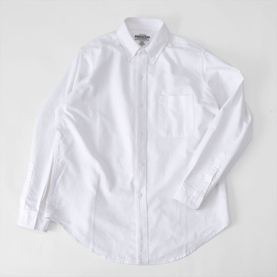 16,441円SASSAFRAS ササフラス　シャツジャケット　ホワイト　白　L 即完売　新品