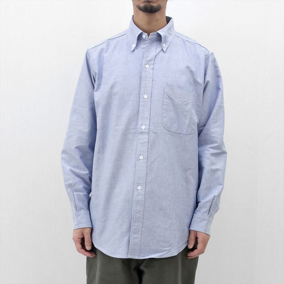 Sassafras（ササフラス）GREEN THUMB SHIRT ブルー（オックス）