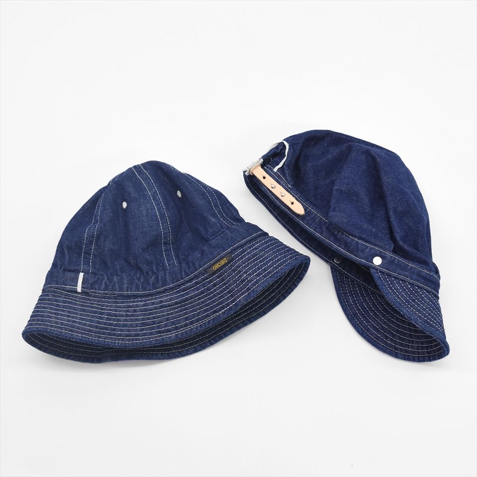 Decho（デコー）BELL HAT インディゴ（11ozデニム）