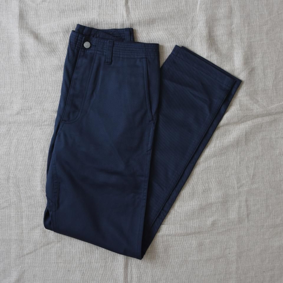 Sassafras（ササフラス）SPRAYER PANTS ネイビー（ギザコットン