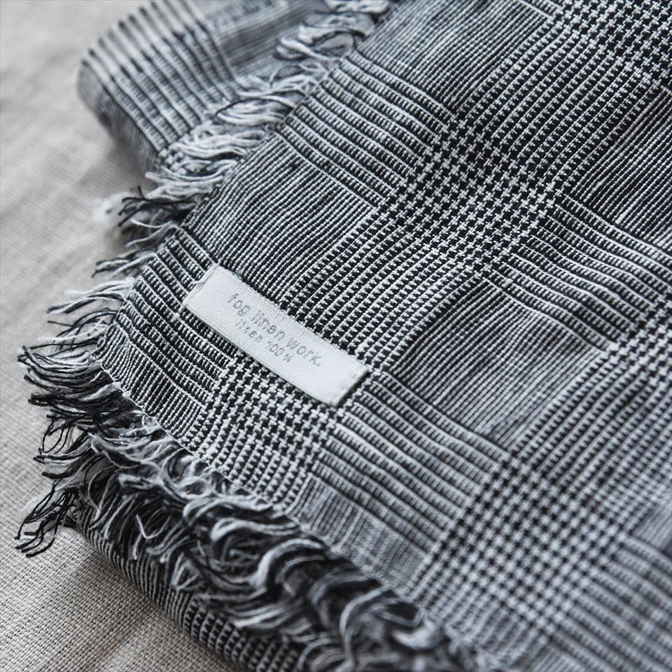Fog linen work（フォグリネンワーク）トゥズ フリンジスカーフ