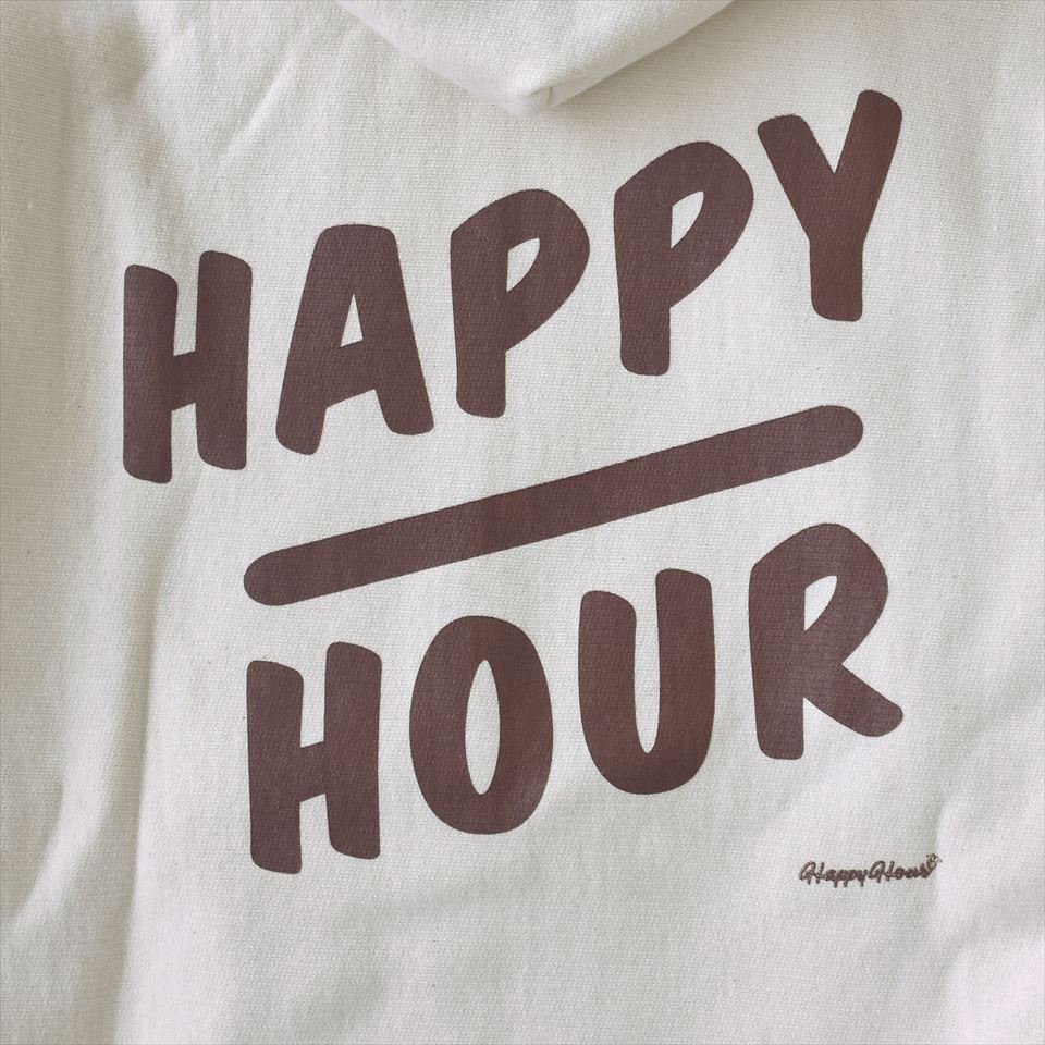 Tacoma Fuji Records（タコマフジレコード）HAPPY HOUR BEER YOU BEER ME HOODIE ナチュラル  designed by Shuntaro Watanabe