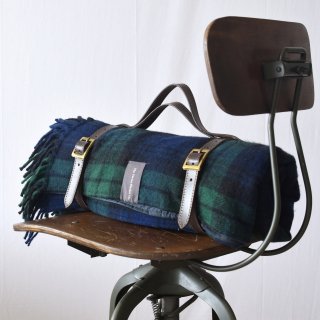 スコットランドThe Tartan Blanket Co.（タータンブランケット）ピクニックブランケット Black Watch（リサイクルウール）140×190cm