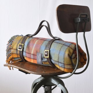 スコットランドThe Tartan Blanket Co.（タータンブランケット）ピクニックブランケット Buchanan Natural Tartan（リサイクルウール）140×190cm