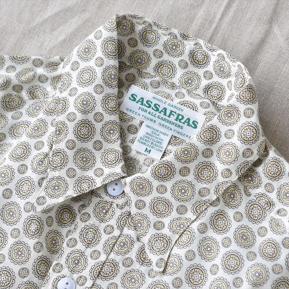 Sassafras（ササフラス）GARDENING AT NIGHT SHIRT スモールパターン（コットン）