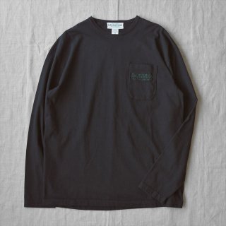 Sassafras（ササフラス）CCP Tag EMB T（長袖Tシャツ）ブラック（2022年型）