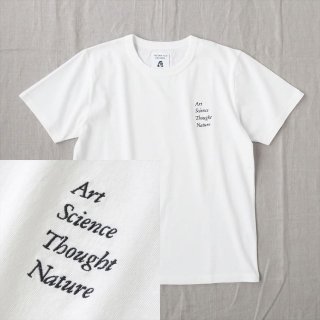 Tacoma Fuji Records（タコマフジレコード）Art Science Thought Nature SS designed by Shuntaro Watanabe ホワイト