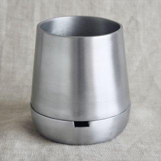 Alx Pot w/saucer "Plain / Silver"（ソーサー付きアルミポット）