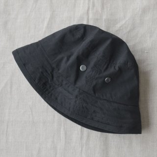 Decho（デコー）BUCKET HAT ブラック（CORDURAミリタリーツイル）
