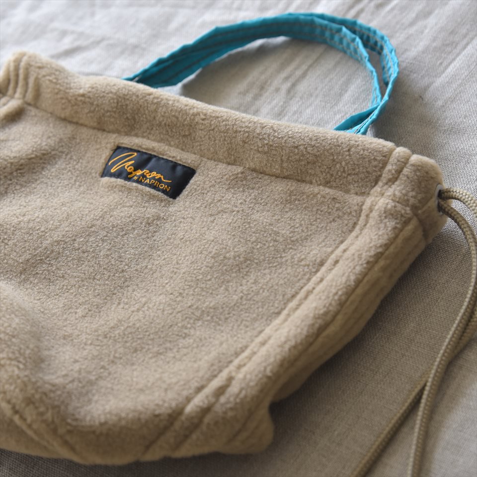 Napron（ナプロン）FLEECE PATIENTS BAG ベージュ Sサイズ