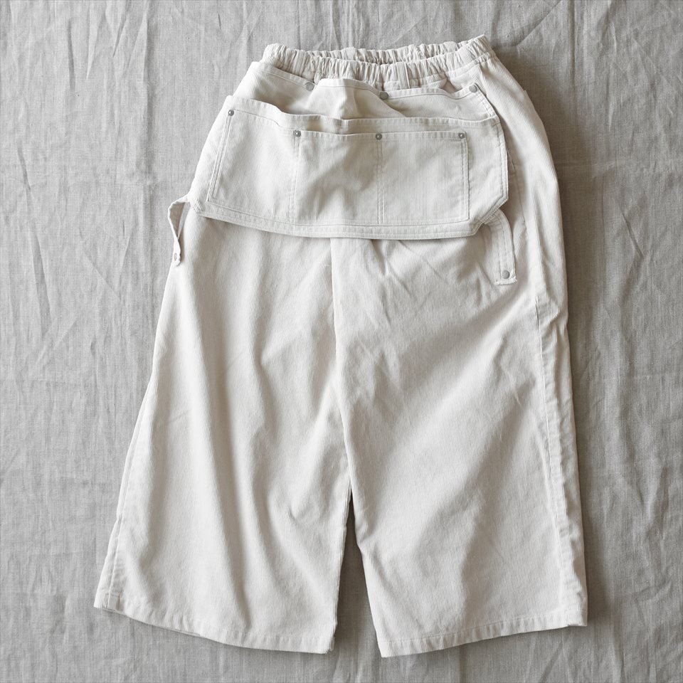 Napron（ナプロン）APRON PANTS アイボリー（コーデュロイ）