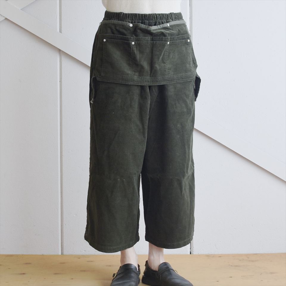 Napron（ナプロン）APRON PANTS アイボリー（コーデュロイ）