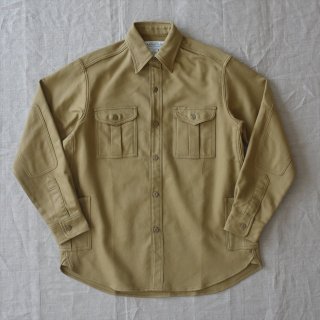Sassafras（ササフラス）Botanical Scout Shirt ベージュ（コットンネル）