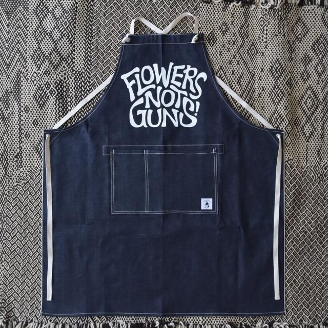 WORKS & LABO.ʥܡGROW YOUR OWN APRONʥץ˥å¥ǥ˥FLOWERS NOT GUNS!ץȡ