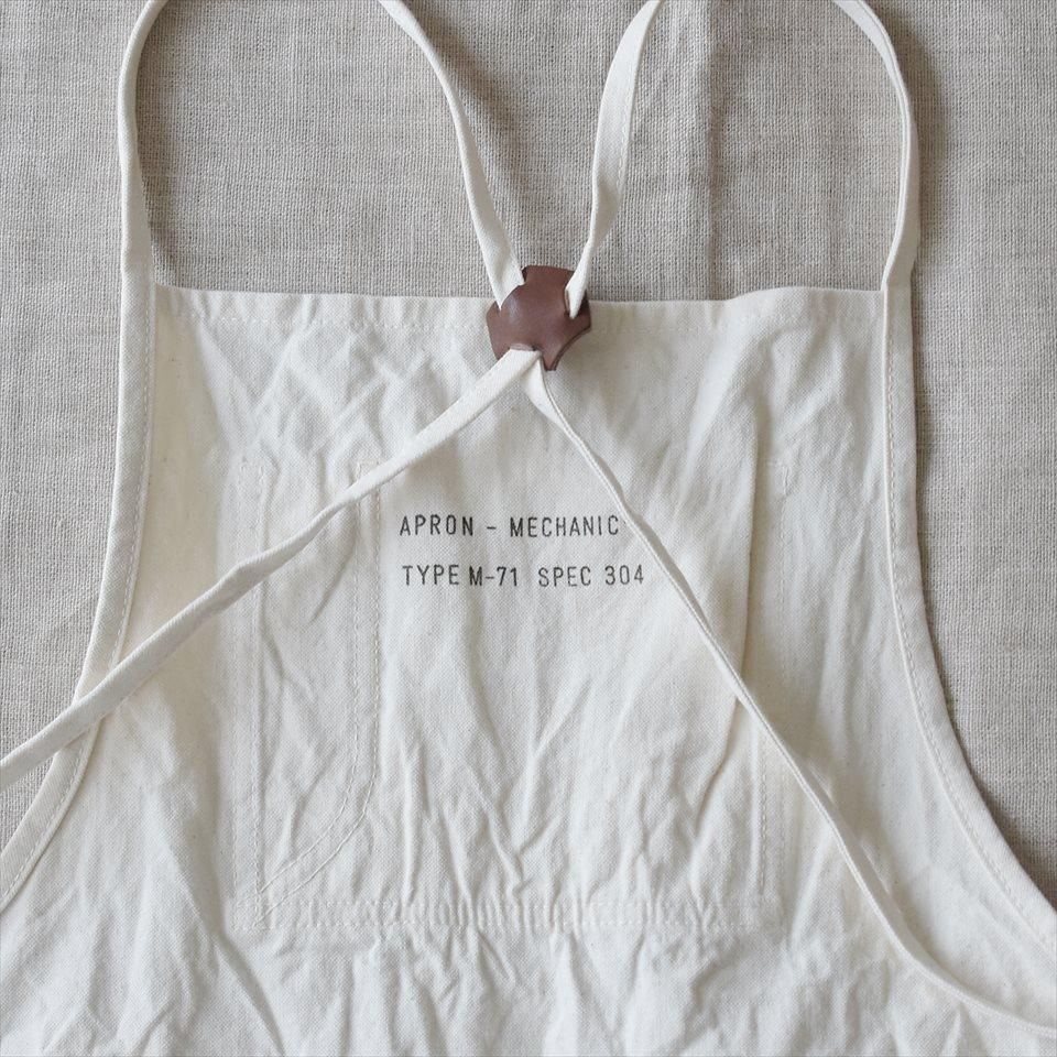 UTO（ユート）M-71 WORK APRON (FLAP POCKET TYPE) ホワイト