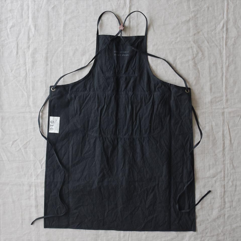 【ポイント10倍】 UTO（ユート）M-71 WORK APRON (FLAP POCKET TYPE) ブラック エプロン・三角巾