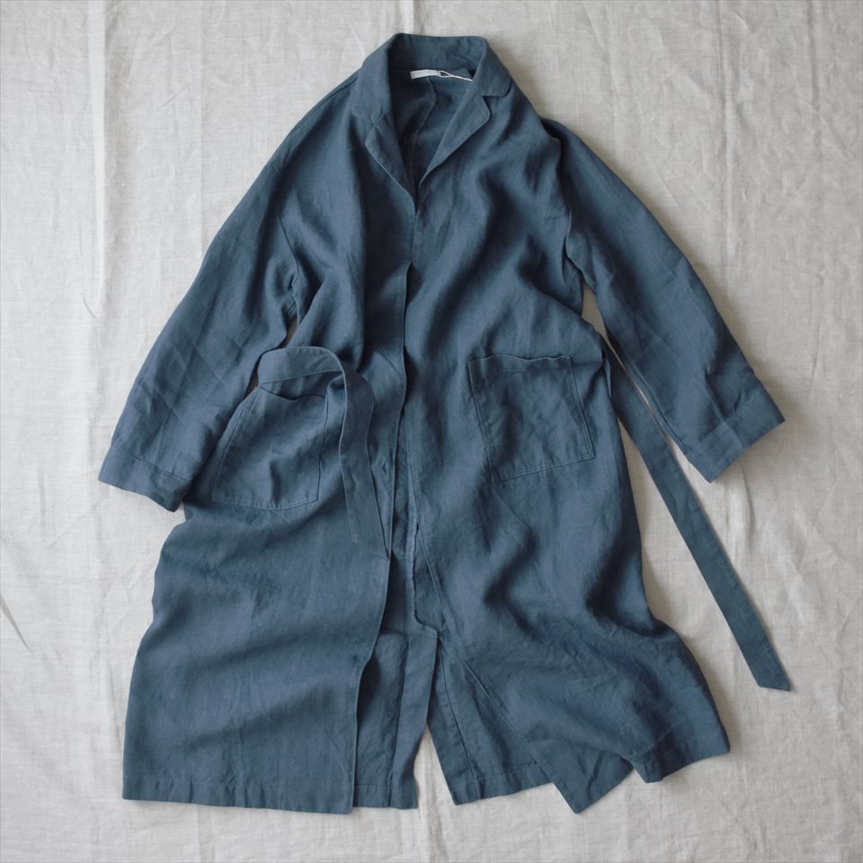 Fog Linen Work（フォグリネンワーク）リネンコート「ロッテ」アガート（厚地リネン）