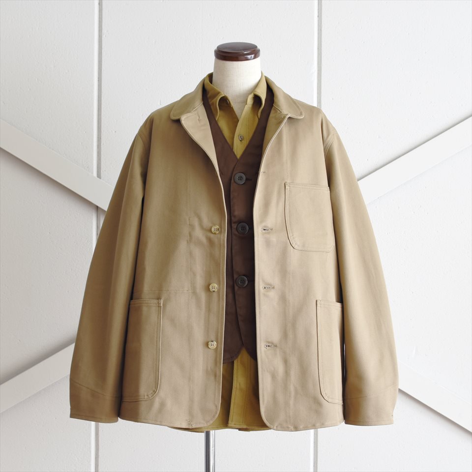 Sassafras（ササフラス）Sprayer Jacket ベージュ（13.7oz Drill）