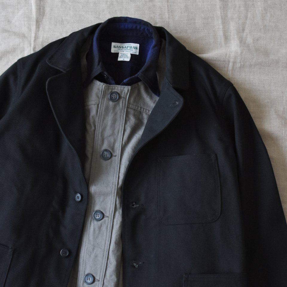 Sassafras（ササフラス）Sprayer Jacket ベージュ（13.7oz Drill）