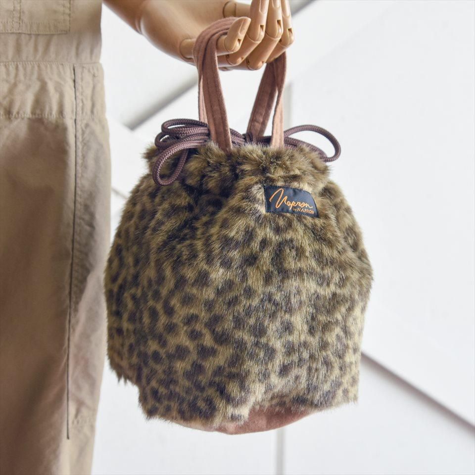 Napron（ナプロン）ANIMAL FUR PATIENTS BAG レオパード 5L（S