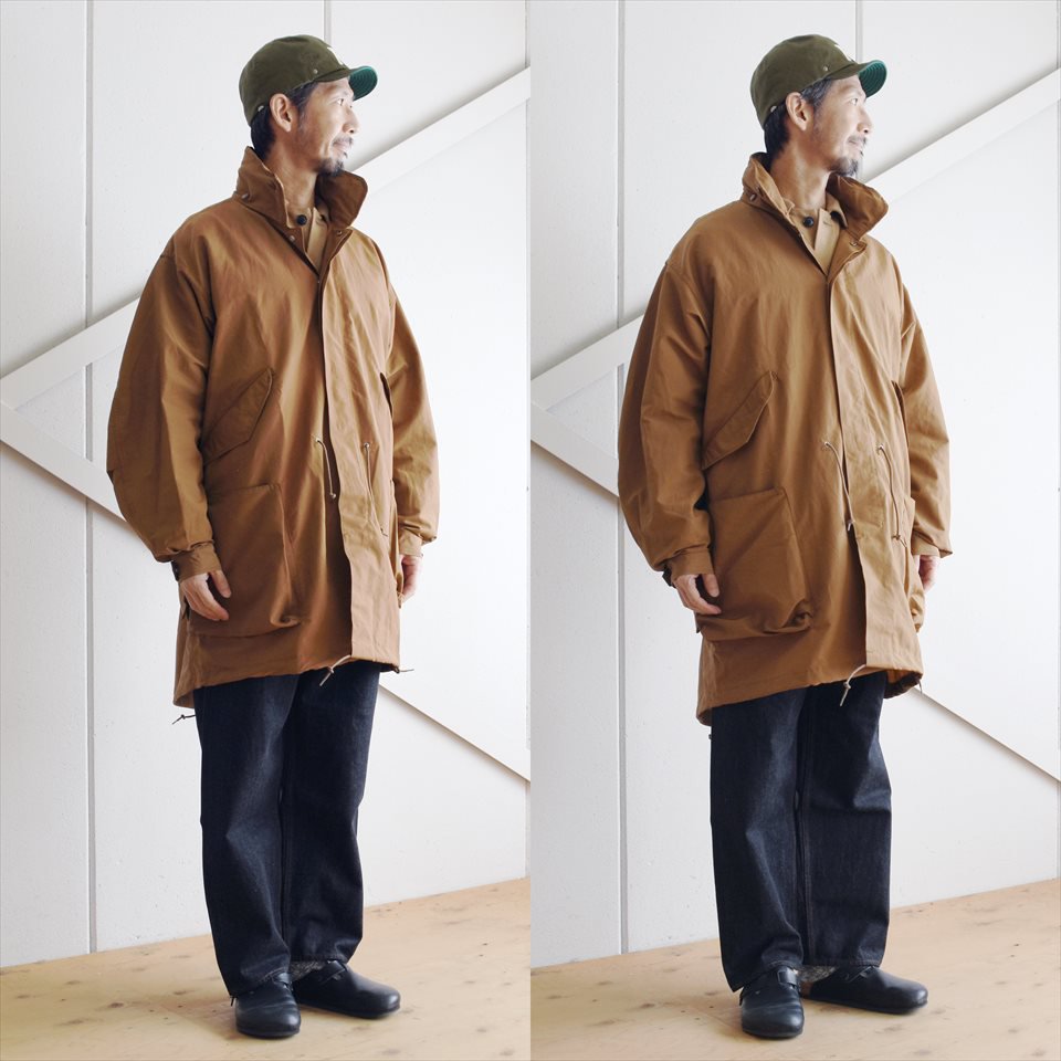 Sassafras（ササフラス）Digs Crew Coat ネイビー（60/40クロス）