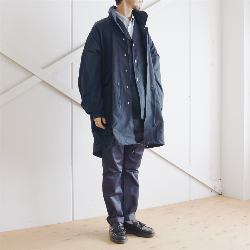 Sassafras（ササフラス）Digs Crew Coat ネイビー（60/40クロス）