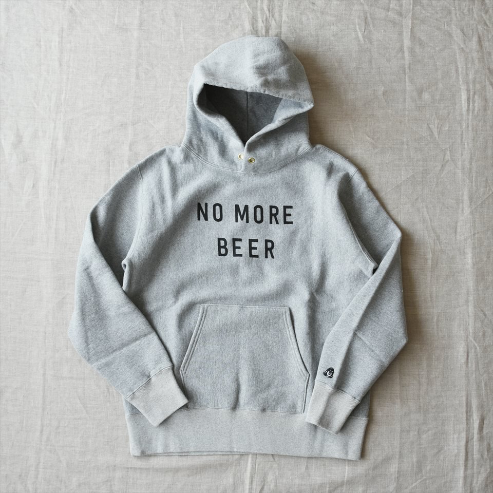 Tacoma Fuji Records（タコマフジレコード）NO MORE BEER HOODIE designed by Noriteru  Minezaki ヘザーグレー