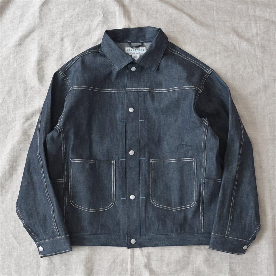 Sassafras（ササフラス）Gardeners Jacket インディゴ（8.5ozデニム）