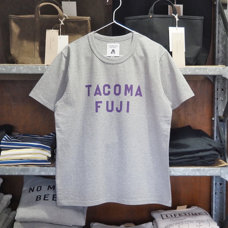 TACOMA FUJI RECORDS （タコマフジレコード）TACOMA FUJI (OB ver.) Tee designed by Jerry  UKAI 杢グレー